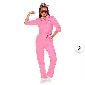 Barbie the Movie Adult Pink Power Jumpsuit Size S / Small